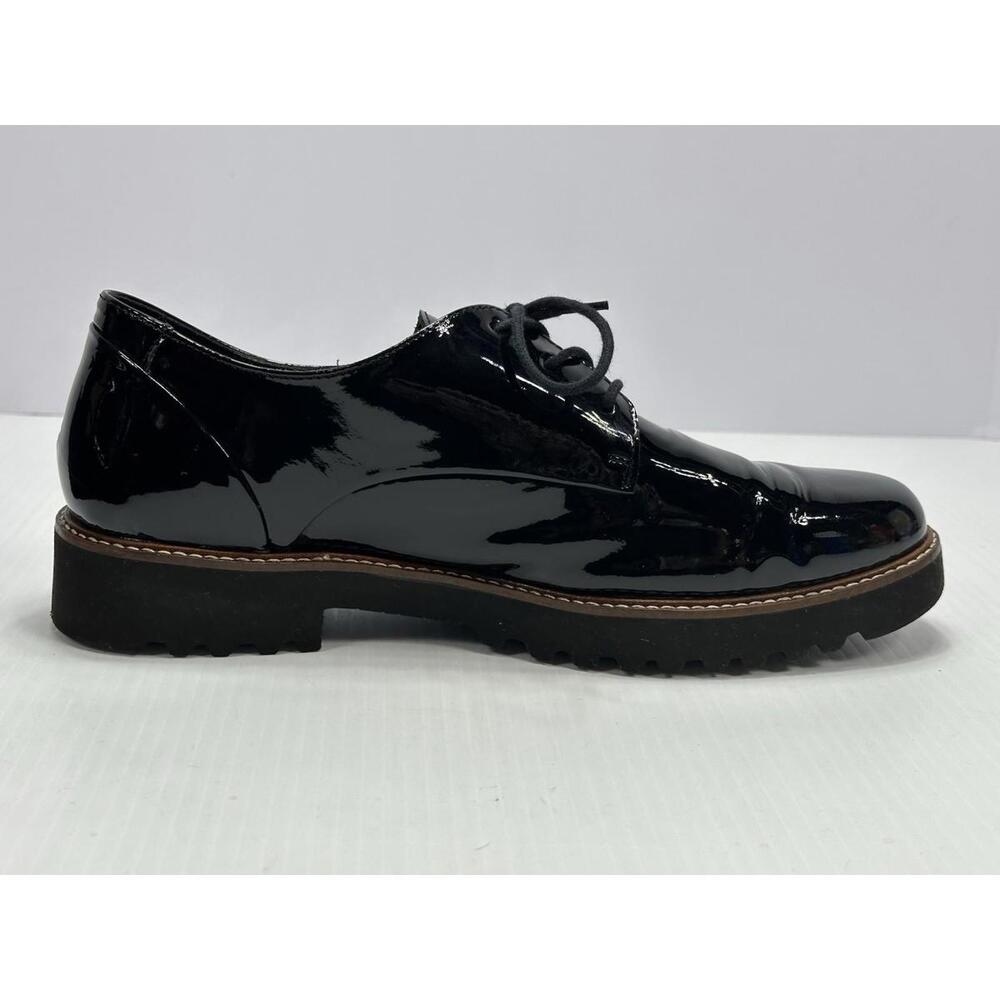 Mephisto Sabatina Black Patent Leather Oxford Lace‎ Up Shoes Size 9.5 Eur 7 - Picture 6 of 11